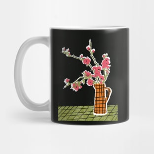 Rustic Vase of Flowers Mug